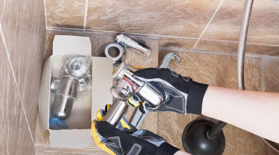 Professional gutter cleaning in Rew, PA